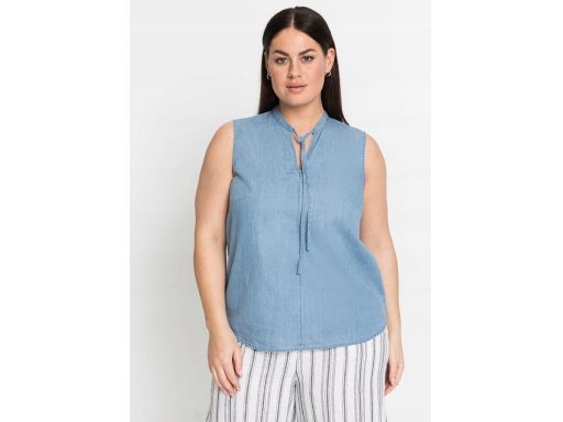 B.P.C bluzka jeansowa niebieska bez rękawów ^42