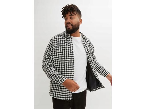 B.P.C męska kurtka koszulowa w pepitkę r.46