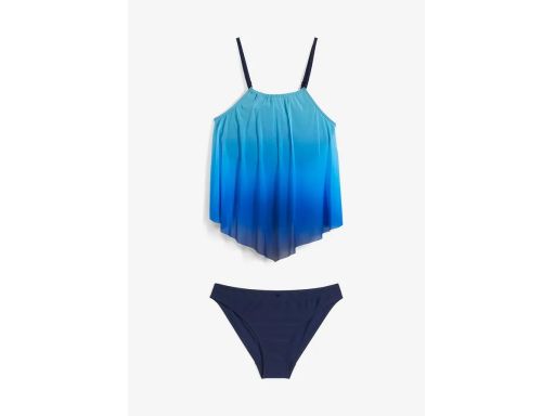 B.P.C tankini asymetryczne siateczkowe cieniowane r.38