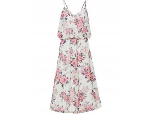 B.P.C sukienka z siateczki w kwiaty ^40/42