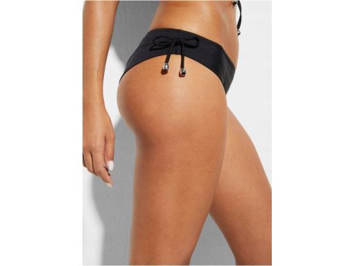 B.P.C czarne bikini wiązane z koronką trójkątne miseczki r.38 (75A)