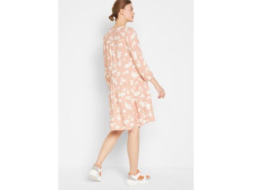 B.P.C sukienka tunikowa z wiskozy we wzory 38.