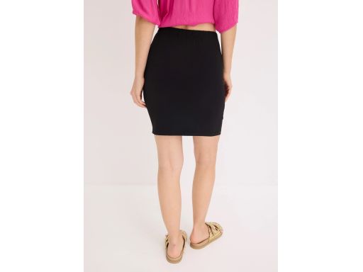 B.P.C spódnica mini czarna z marszczeniem ^44/46