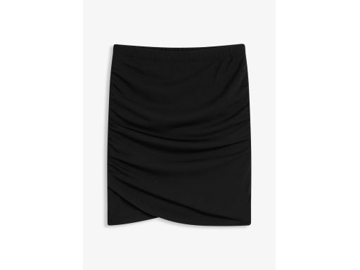 B.P.C spódnica mini czarna z marszczeniem ^44/46