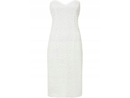AF3884 koronkowa sukienka bez ramiączek 36/38.