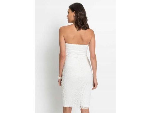 AF3884 koronkowa sukienka bez ramiączek 36/38.