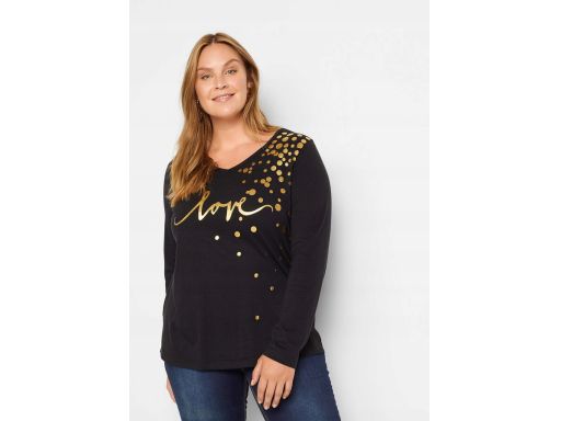 B.P.C bluzka z nadrukiem długi rękaw 36/38.