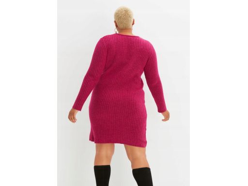 B.P.C sukienka dzianinowa różowa ołówkowa 44/46.