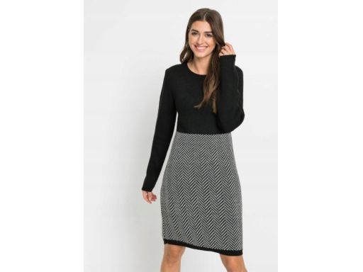 B.P.C sukienka dzianinowa modna ^32/34