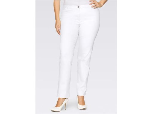 B.P.C jeansy damskie białe ze stretchem 52.