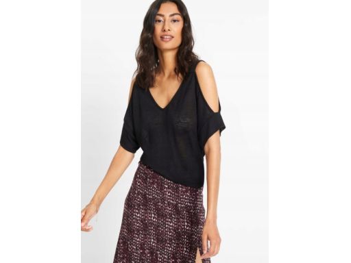 B.P.C bluzka odkryte ramiona czarna r.32/34