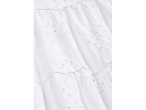 B.P.C biała sukienka z ażurowym haftem 40.