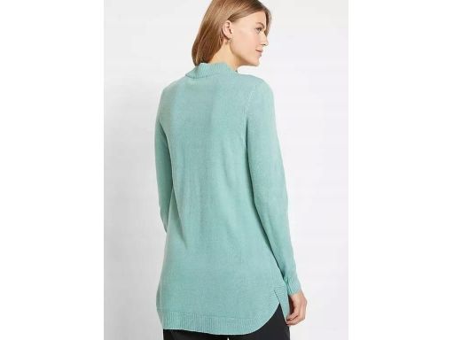 B.P.C długi sweter klasyczny szałwiowy r.44/46