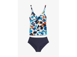 B.P.C tankini wzorzyste modne z granatowymi figami ^46