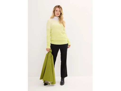 B.P.C sweter ombre biało-żółty ^52/54