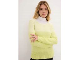 B.P.C sweter ombre biało-żółty ^52/54