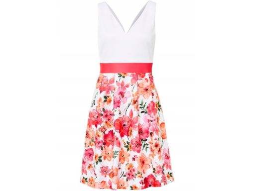 B.P.C sukienka w kwiaty romantyczna 36/38.