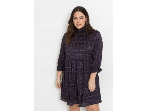 B.P.C. szyfonowa sukienka ze stójką ^46