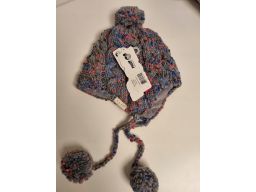 Neff czapka beanie z pomponami szara multikolor
