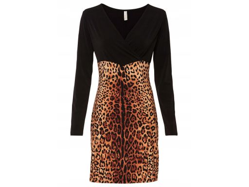 B.P.C sukienka ołówkowa w cętki ^40/42