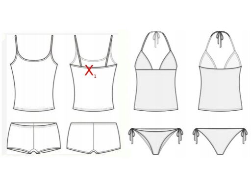 B.P.C bikini różowe szybkoschnące długi rękaw ^44