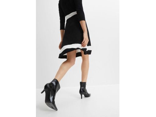 B.P.C sukienka czarna z białym paskiem 40/42.