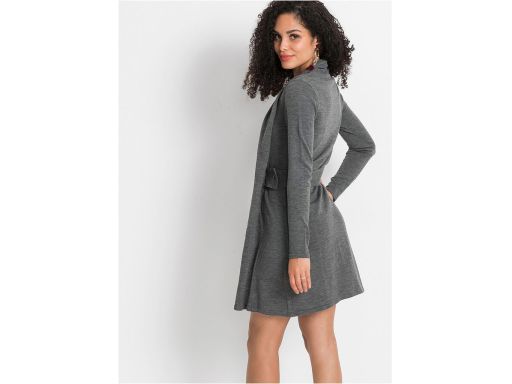 B.P.C sukienka dzianinowa z paskiem w optyce 2w1 ^36/38