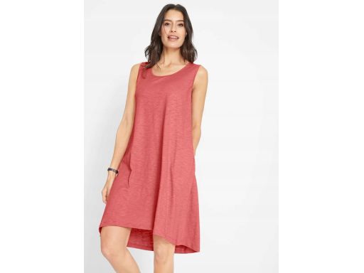 B.P.C sukienka bawełniana ceglana 32/34.