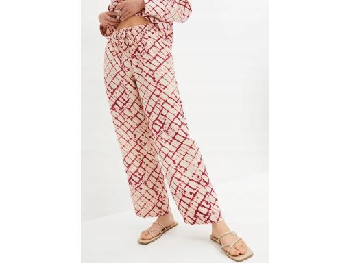 B.P.C szerokie spodnie z nadrukiem ^48