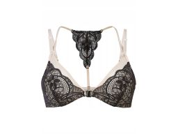 B.P.C biustonosz miękki zapięcie przód koronkowy ^34