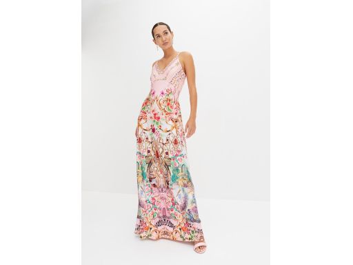 B.P.C maxi sukienka kolorowa we wzory z dżerseju r.40/42