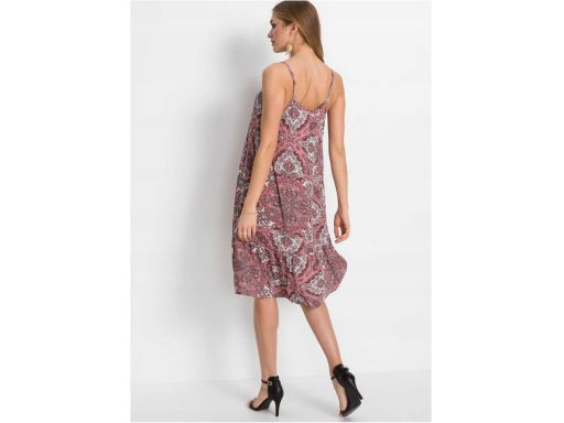 B.P.C sukienka wzorzysta z falbaną r.36/38