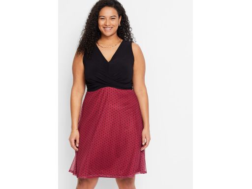 B.P.C sukienka z dołem z siateczki 48/50.