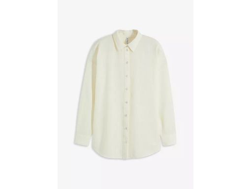 B.P.C bluzka koszulowa ecru na guziki r.48