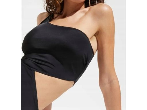 B.P.C kostium kąpielowy monokini czarny asymetryczny 42.