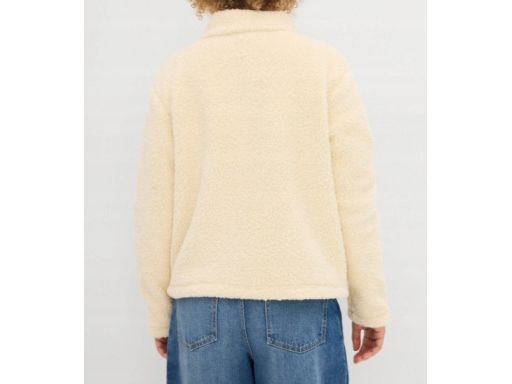 B.P.C bluza ecru rozpinana z