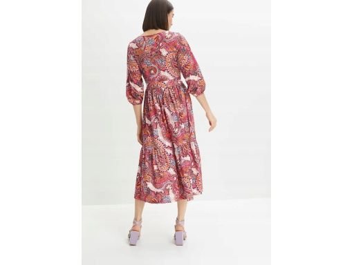 B.P.C sukienka wzorzysta midi r.36/38