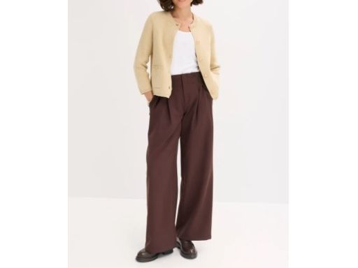 B.P.C sweter ze złotymi guzikami beżowy r.40/42