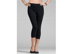 B.P.C legginsy 3/4 czarne bawełniane ^36/38