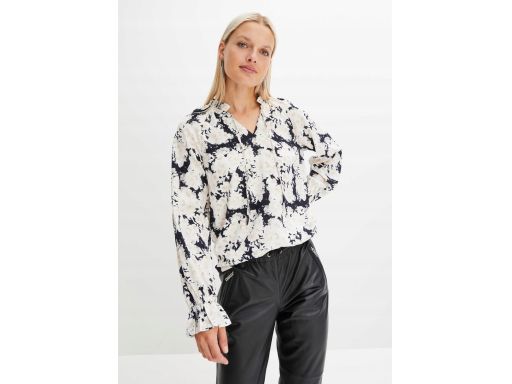 B.P.C bluzka we wzory ze stójką z wiązaniem 42.