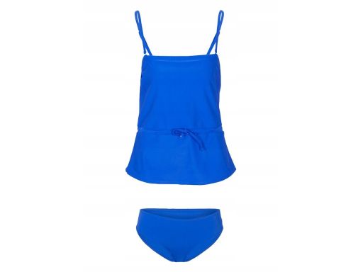 B.P.C tankini szafirowe z baskinką i z figami 44.