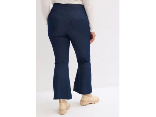 B.P.C spodnie materiałowe imitacja jeansu ocieplane r.48/50