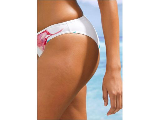 B.P.C bikini bustier z figami białe w kolorowe wzory 38.
