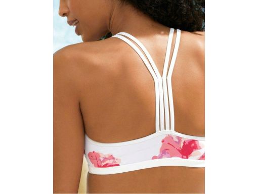 B.P.C bikini bustier z figami białe w kolorowe wzory 38.