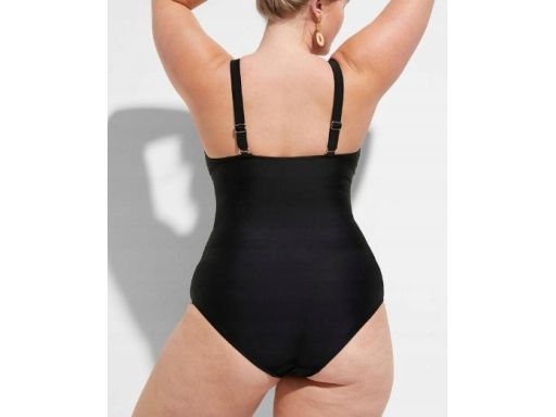 B.P.C kostium jednoczęściowy czarny w białe paski r.42