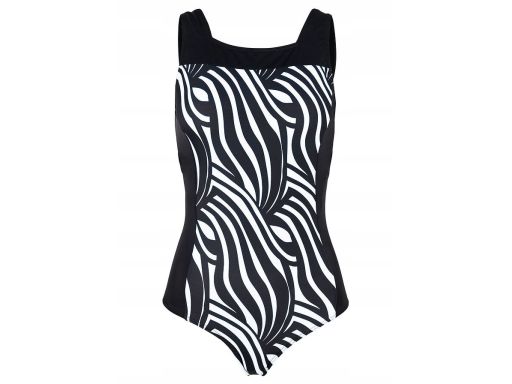 B.P.C kostium kąpielowy czarny zebra r.40