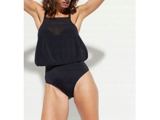 B.P.C kostium kąpielowy shape czarny silnie modelujący r.48(95E)