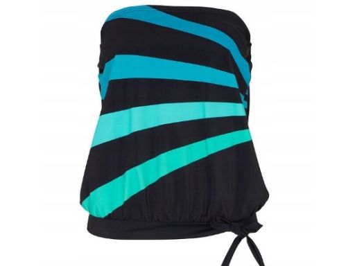 B.P.C top tankini w paski turkusowe r.42