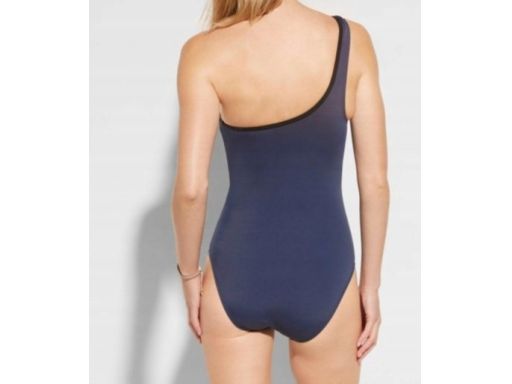 B.P.C kostium jednoczęściowy asymetryczny granatowy 42.