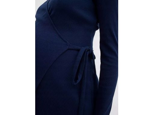 B.P.C sukienka ciążowa i do karmienia granatowa kopertowa 40/42 .